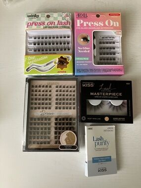 Ardell Wispies Natural Press On Underlash Extensions Bundle (5 Pieces) NWT